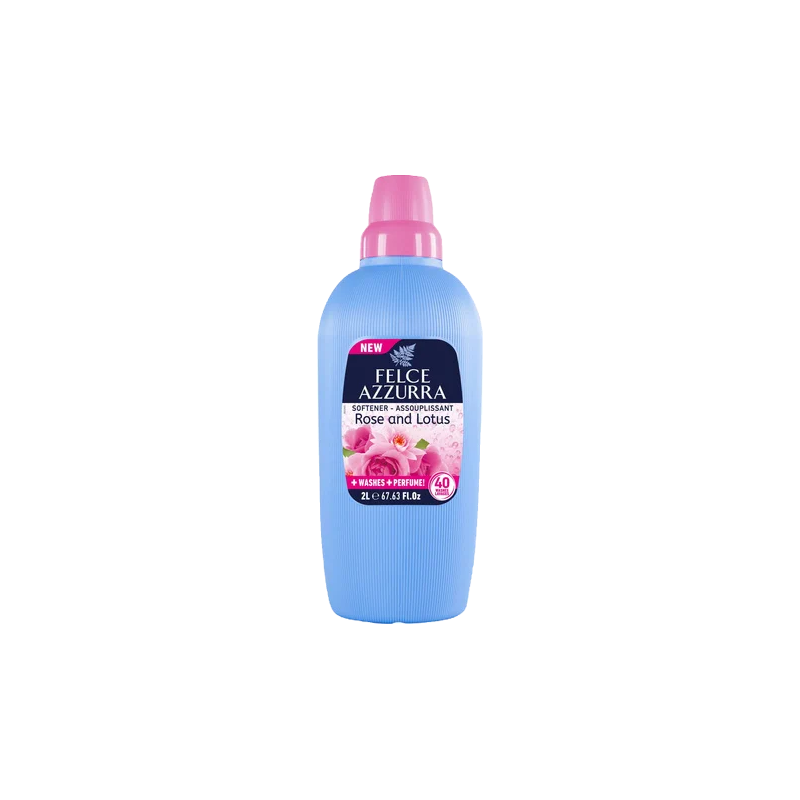 Płyn, do płukania, włoski, świeży, jaśmin i fiołek, Rose & Lotus - Felce Azzurra, 2L.